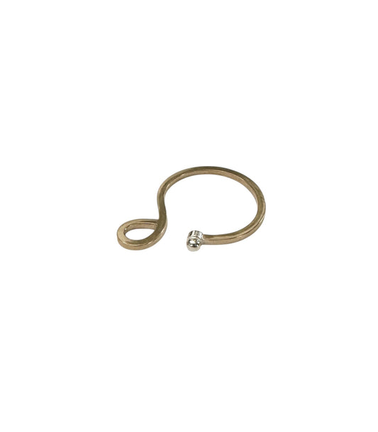 Gold Dot and Loop Ring
