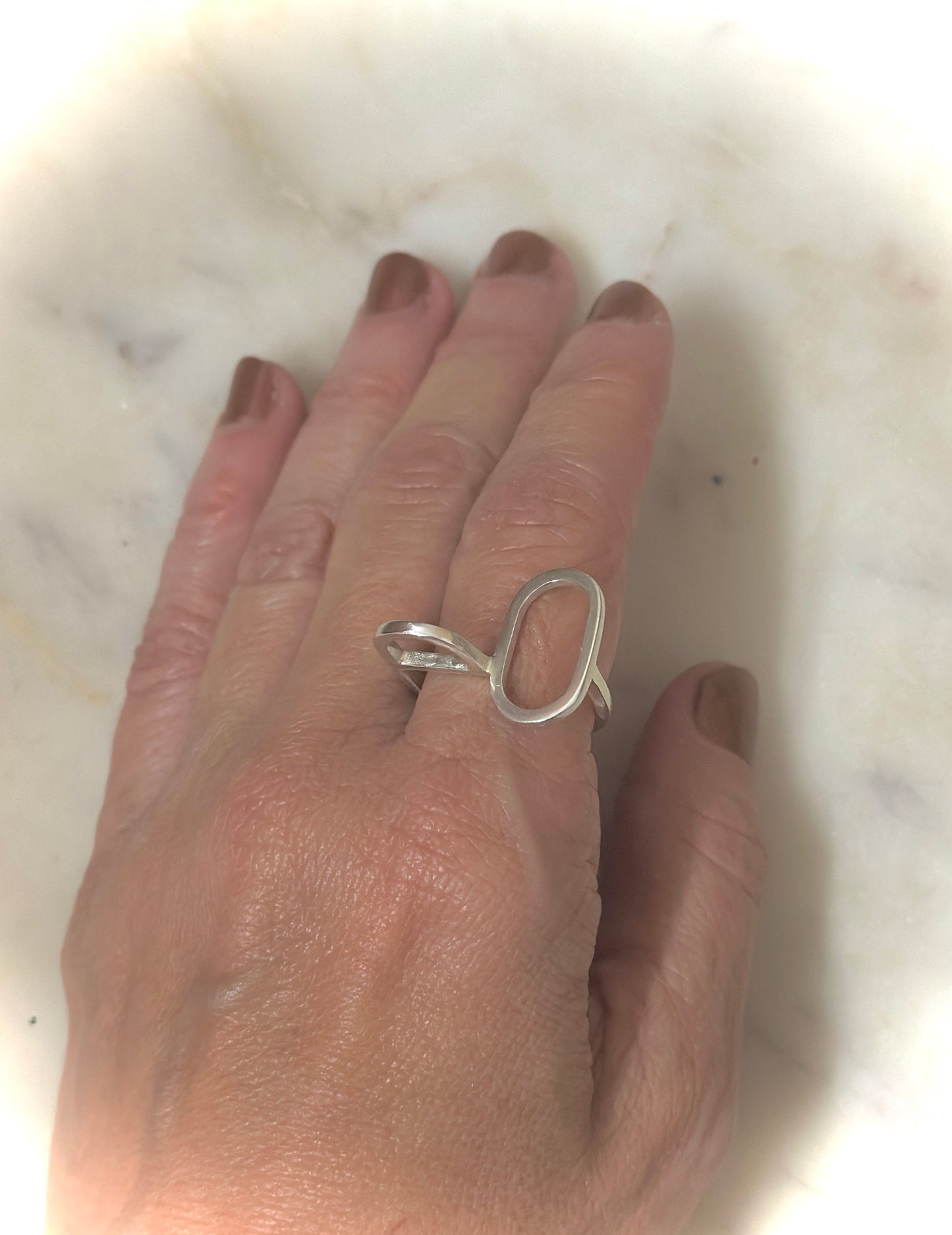 Sterling Silver Arch Ring