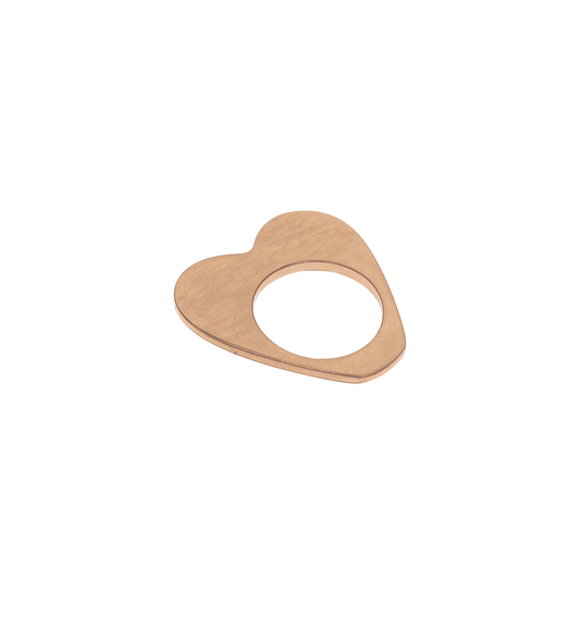 Got Heart Ring, Rose Gold